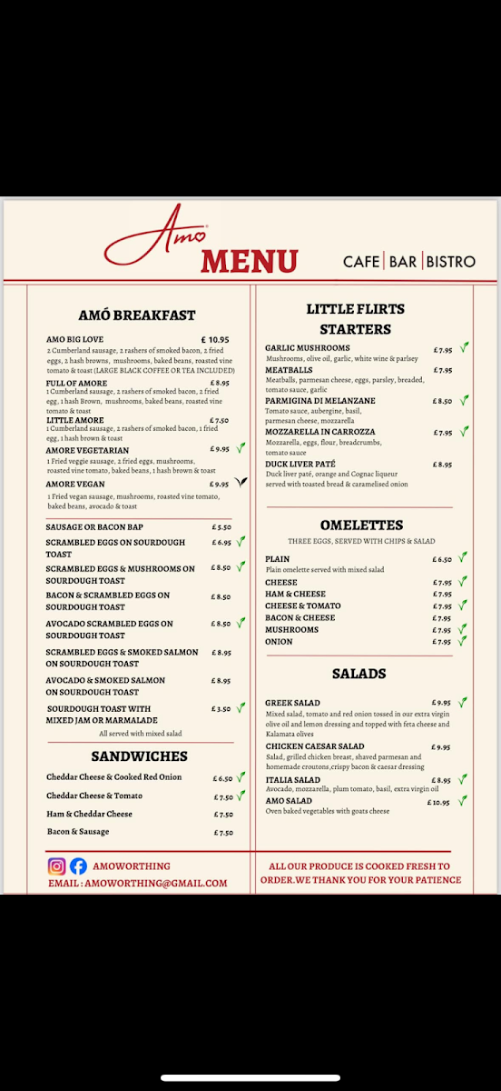 Menu Amo Cafe Bar Bistro-2