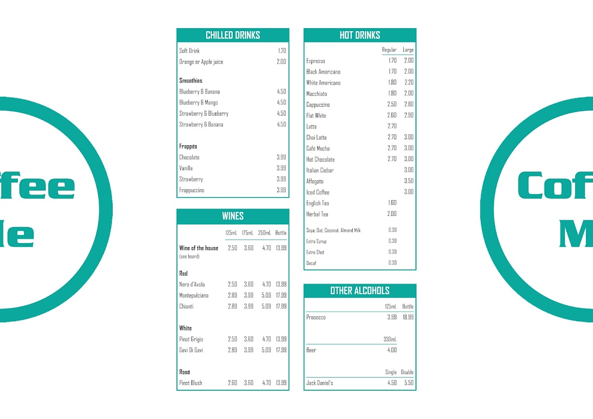 Menu Amo Cafe Bar Bistro-3